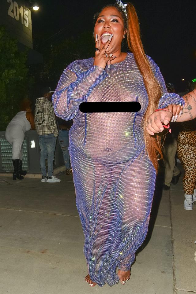 david bigboy add see through dress public photo