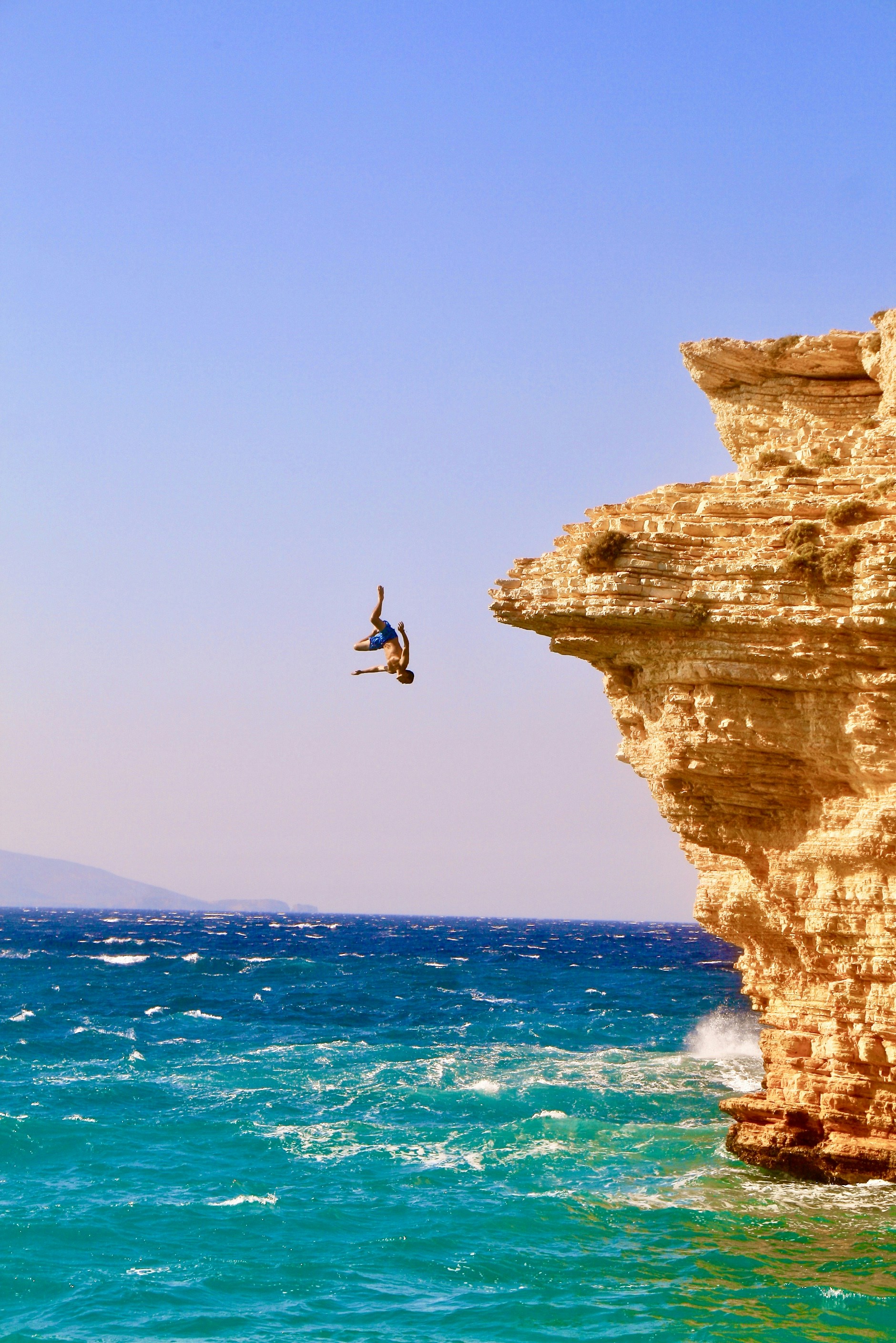 andrea michelle freeman add naked cliff jumping image