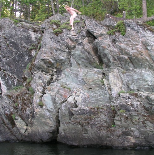 billie anders add nude cliff jumping photo