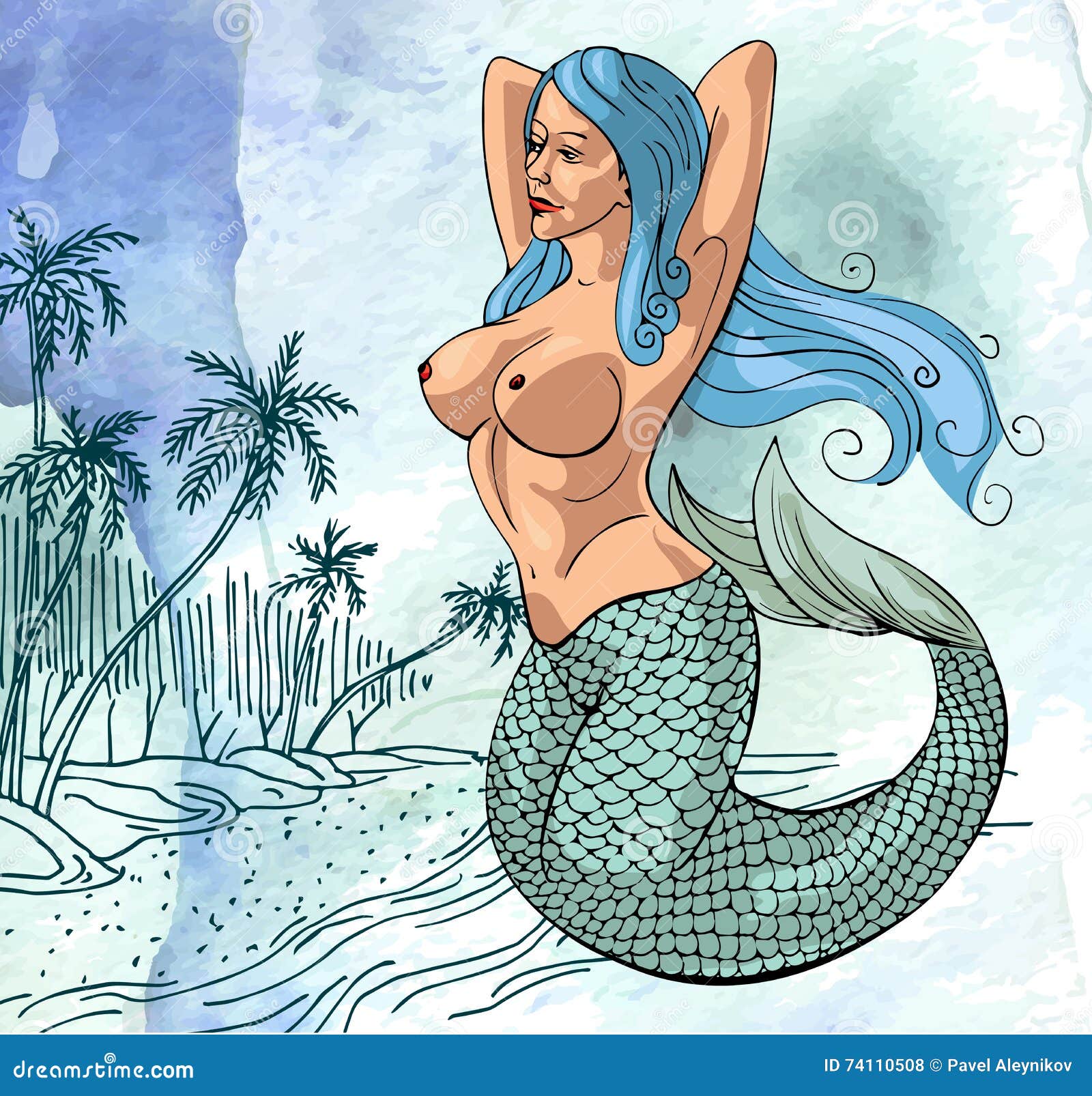 dhiraj raj add topless mermaids photo