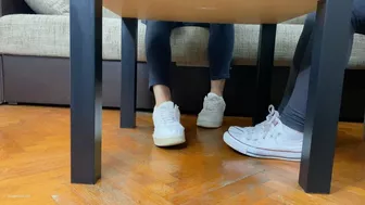 donna costigan add footsie under table video image