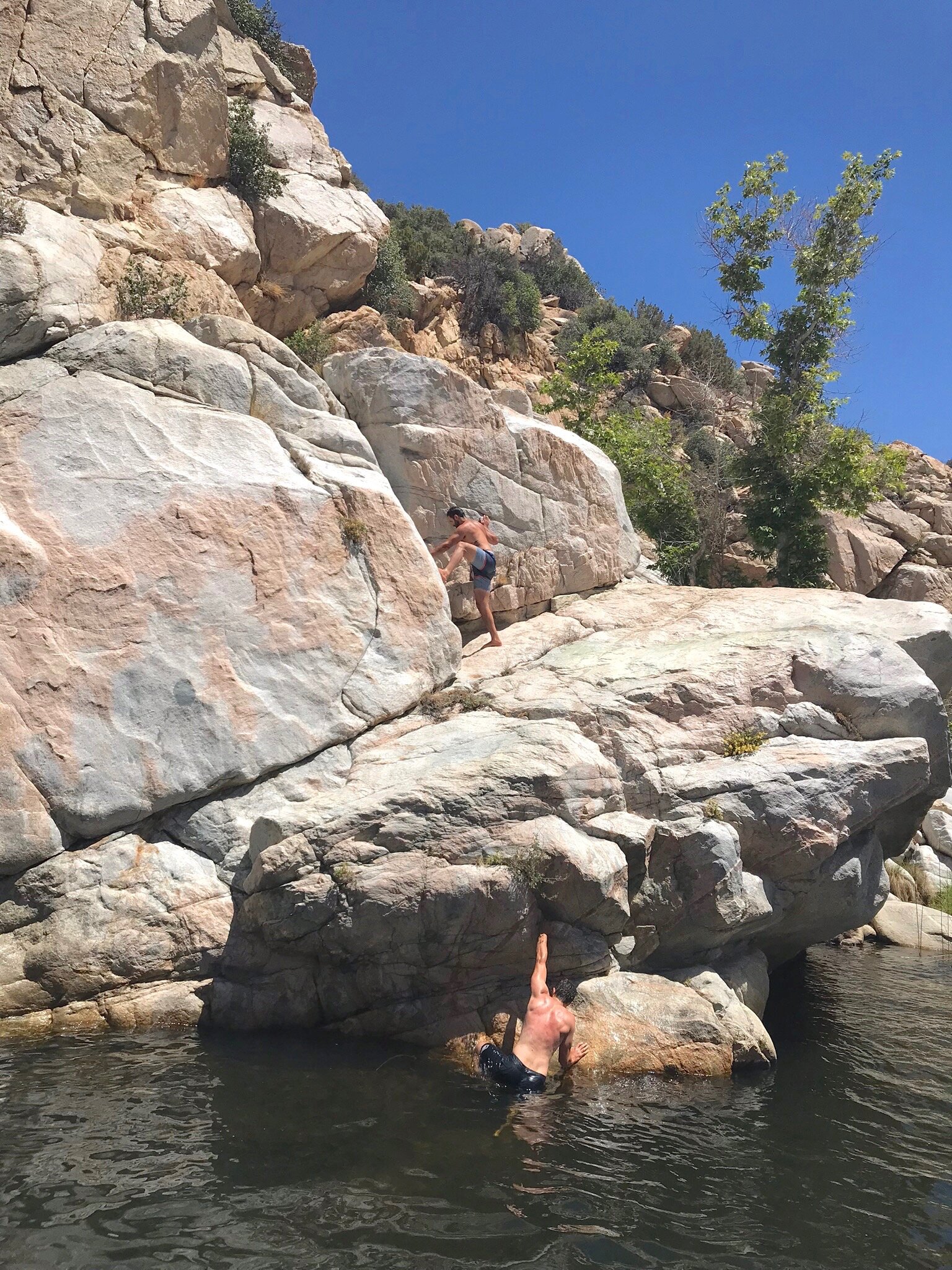 bill paull add nude cliff jumping photo