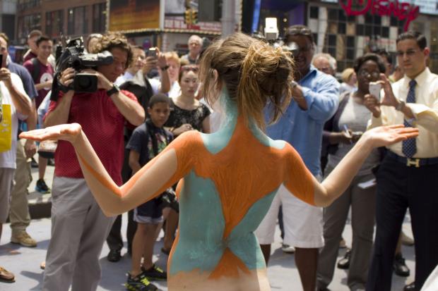 allie will add body paint nudists photo