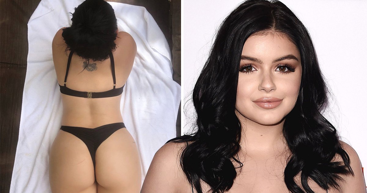 arber elshani add ariel winter thong photo