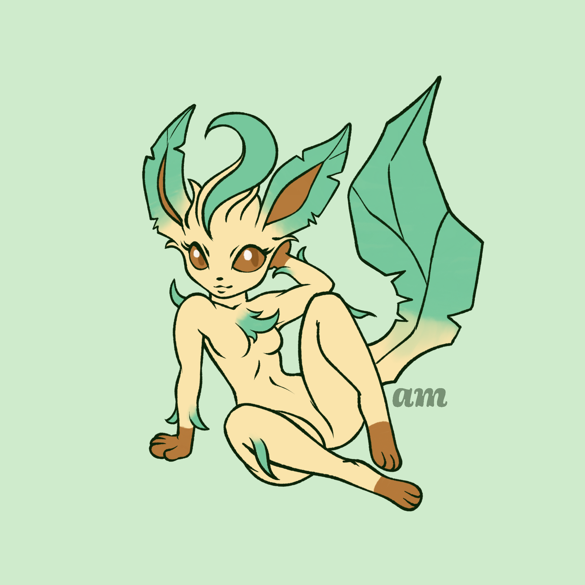 donnette black add anthro leafeon photo