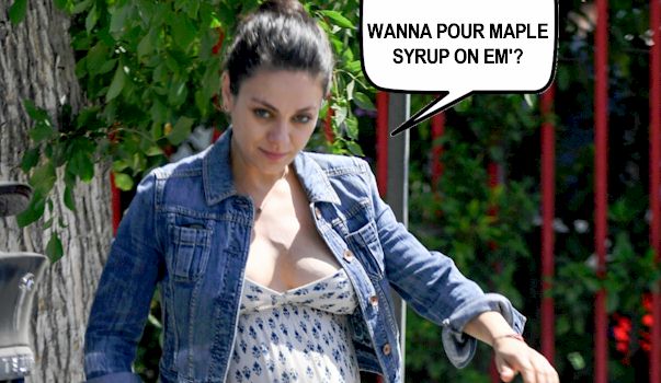 cass pang add mila kunis nip slip photo