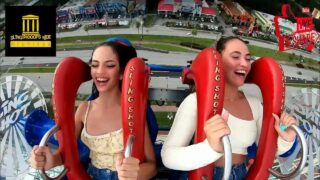 dani salloum add tits pop out on slingshot ride photo