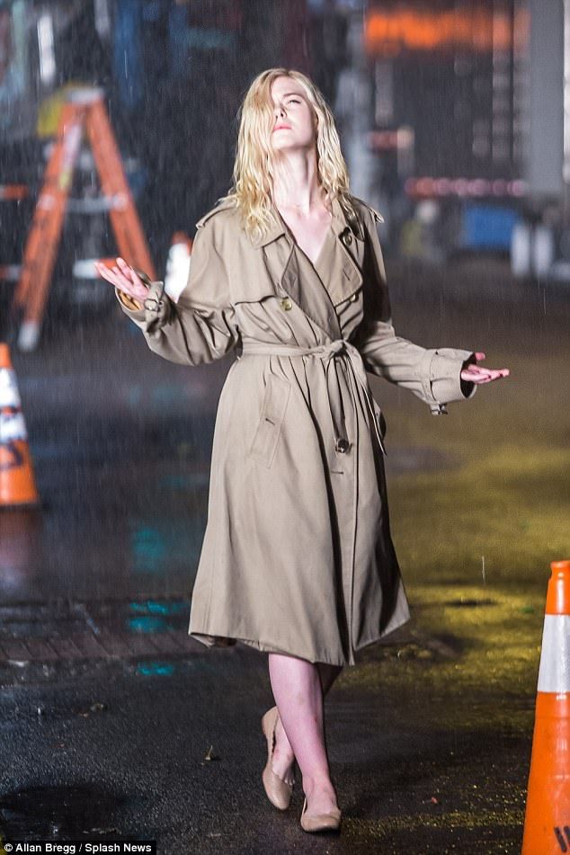 dana zead add flasher trench coat photo