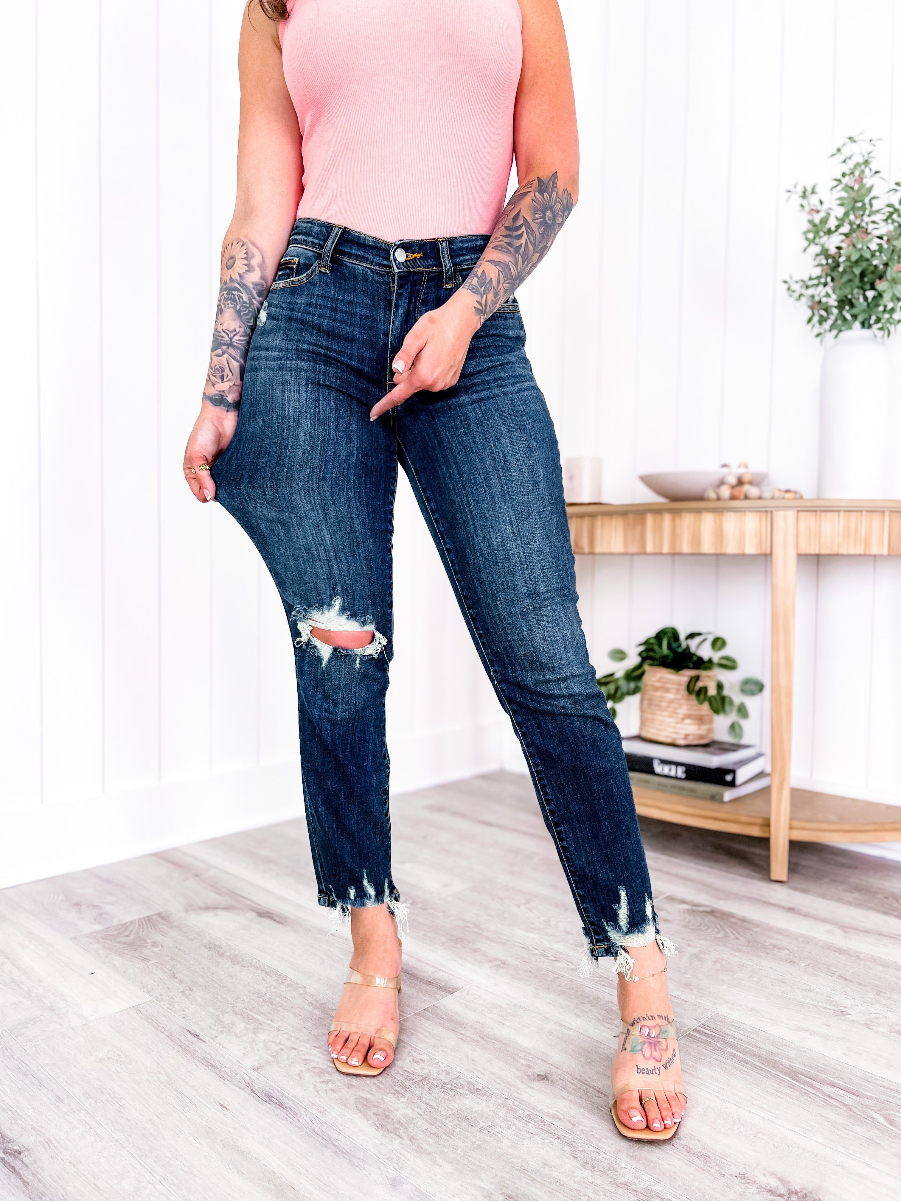 dominique kristina add freckled poppy jeans photo